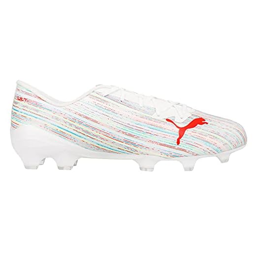 PUMA Mens Ultra 2.2 Firm GroundArtificial Ground Soccer Cleats - White - Size 10.5 M