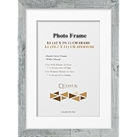 OSUK Antique Style 80x60 Cm Frame Silver Photo Frame With Clear
