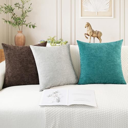 image for CaliTime Throw Pillow Covers Decorative 16 X 26 Inches Pack of 2 Cozy 