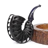 MUXIANG Pipa per tabacco in radica con stelo nero Cumberland design freestyle nero sabbiato intagliato a mano pipa in legno sabbiato AA70065