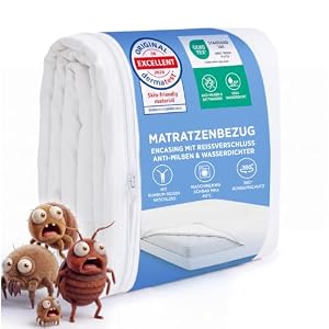 BEDSURE Matratzenbezug 160 x 200 x 30 cm - Encasing Milbenbezug Anti-Milben
