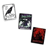Steel Mill & Co. Ceramic Book Magnet Set of 3, Gothic Titles