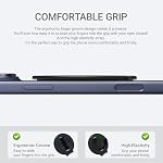 Grat 4 for Magsafe Magnetic Phone Grip Stand, 360° Rotatable Elastic Strap Loop, Detachable Ultra-Thin Aluminum Ring Kickstand Compatible with iPhone 17 Pro Max Air 16 15 14 13 12, Black