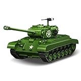 DUANT 97011 M4 Sherman Lot de 1682 blocs de réservoir militaires 1:28 pour décoration de chambre ou collection, cadeau idéal pour les amateurs de militaires
