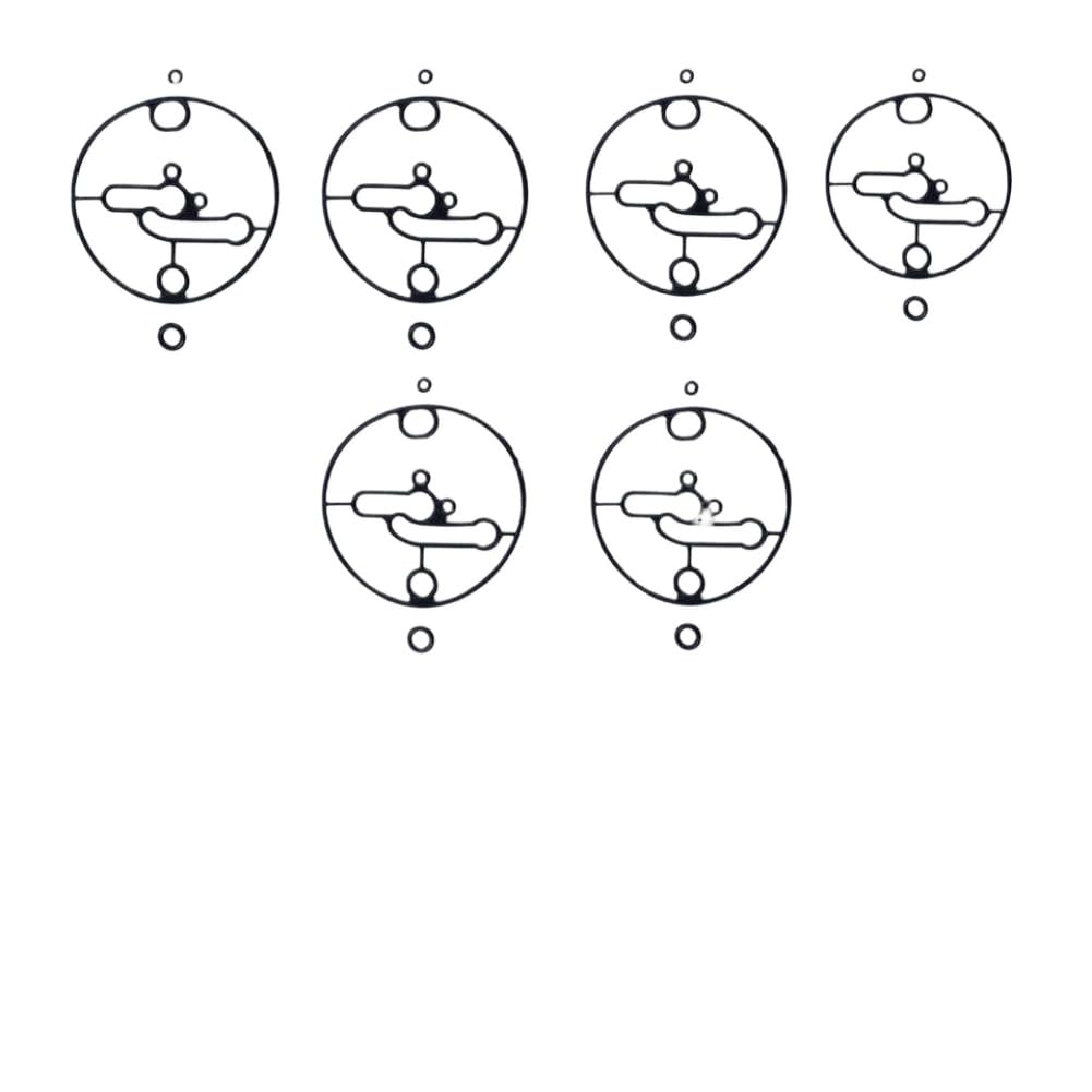 10pcs Carburetor Bowl Gasket Set Replacement for 698781 Compatible with Nikki Carb Garden Lawn Mower Vaporizer