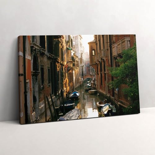 Venise sur toile tableau photo 60x40cm pour habiller un mur blanc