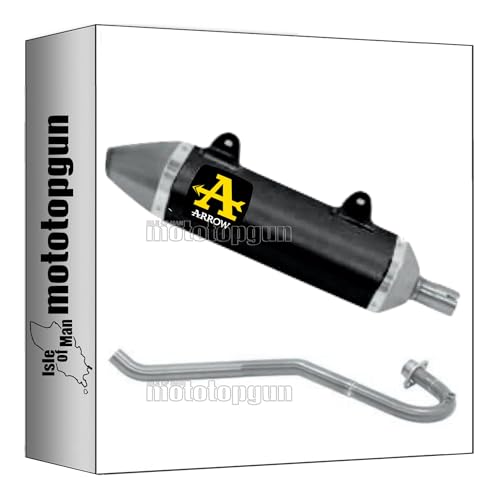 Escape homologado Arrow Open Thunder 52509AON aumenta rendimiento Malaguti XTM