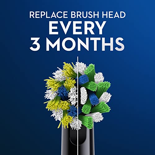 Oral-B Crossaction Electric Toothbrush Replacement Brush Heads, Black, 6 Count #TOP5
