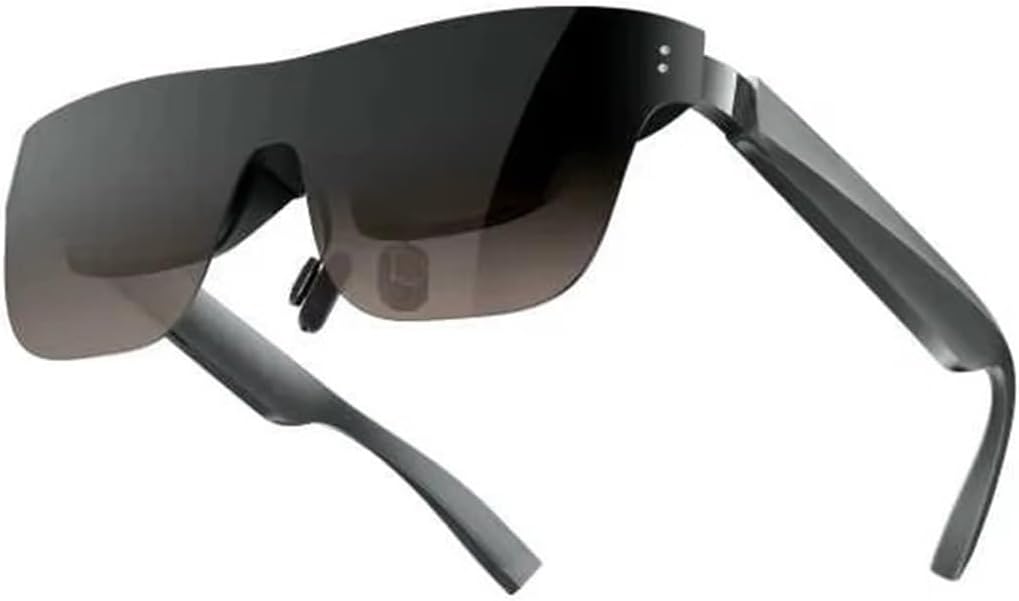 Compatible for Meizu StarV View AR Smart Glasses 3D Max Private Cinema AI Glasses VR Private Theater 0°~600° Myopia HD Viewing Screen Glasses(Gray)