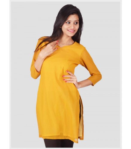 yellow kurtis amazon