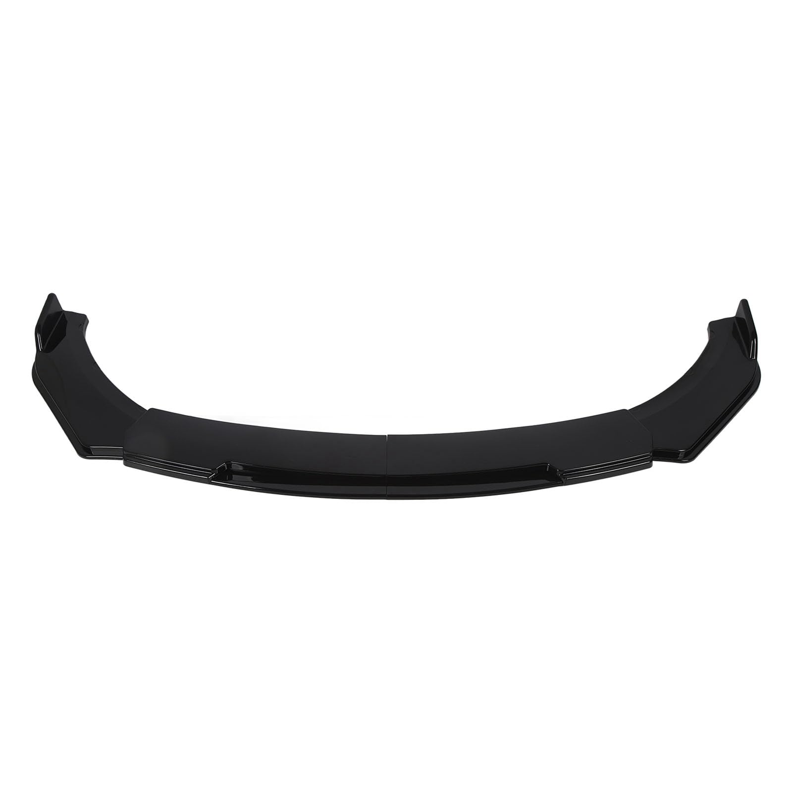 Splitter per Labbra Paraurti Anteriore, Nera Lucido 150 Cm, Aspetto Arricchito per il Paraurti Anteriore, Universale per Accordo, Civico, ABS (Labbro nero)