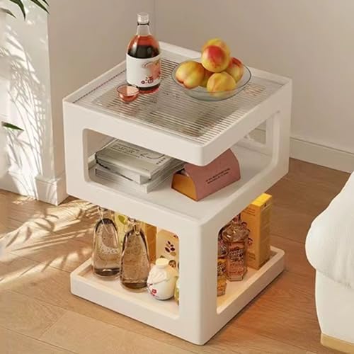 Table de chevet en verre trempé chic pour sublimer votre chambre à coucher ou salon