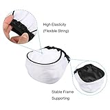PATIKIL Flash Bounce Diffuser Cap, Cloth Universal Mini Soft Elastic Mouth Cap Cover for Flashlight Photography Camera Speed Light, White - Image 4