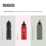Sigg WMB ONE górny antracyt zamknięcie (jeden rozmiar), zamienna część zamienna butelka na napoje, jednoręczna i szczelna nasadka zamykająca