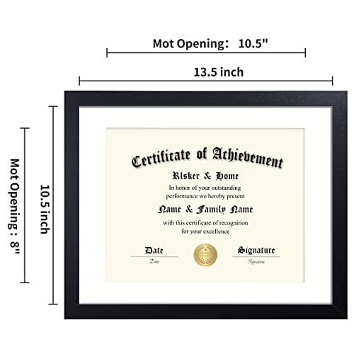 Elsker&Home 11X14 Diploma Frame 6 Pack, Diploma Frames 8.5X11 With Mat Or 11X14 Document Frame Without Mat,Multipack College Certificate/Degree Frames For Wall,Set Of 6 #TOP2