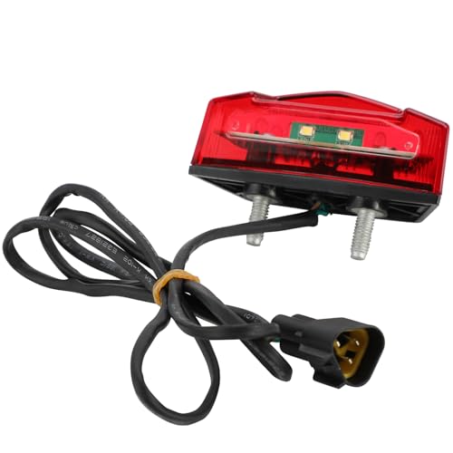 BIUGERCN Motorrad-Rücklicht für Talaria Sting R MX3/R MX4 Talaria X3 XXX E-Ride Pro SS/S Elektro Dirt Bike – rote LED, klare Glaslinse