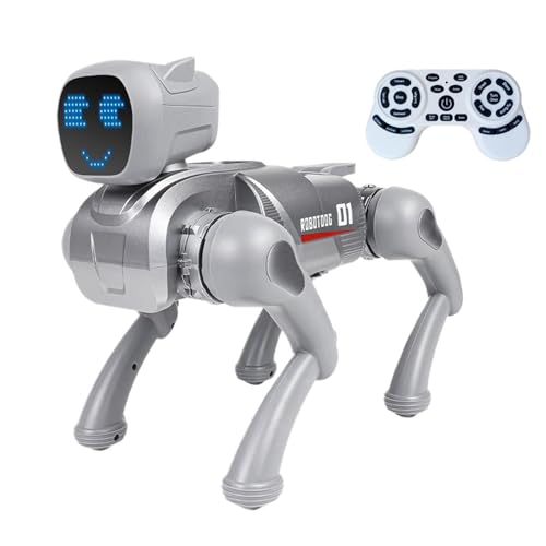 Perro Robot Inteligente AI Con Control De Voz Y Aplicación - Juguete Educativo Para Niños Niñas Casa, Viajes, Aula, Preescolar, Cumpleaños, Vacaciones, Regalo De Navidad, 28,5 C