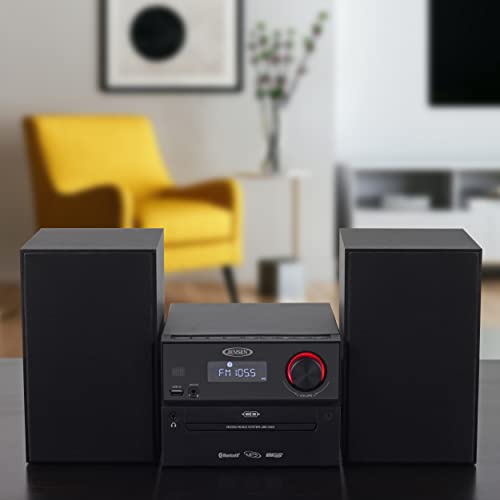 Jensen JBS-500 PROFESSIONAL (JET BLACK) Professional Jbs-500 Modern Bluetooth Wireless Stereo Music System Home Cd Player thumb #5