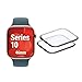 Produktbild Displex Unzerbrechliches Full Cover Smartwatch Glass für Apple Watch 10/11 (46mm), 2 Stück, Edge-to-Edge, Ultra-Dünn, Anti-Fingerprint, Eco-Montagehilfe, Full Cover Schutzfolie