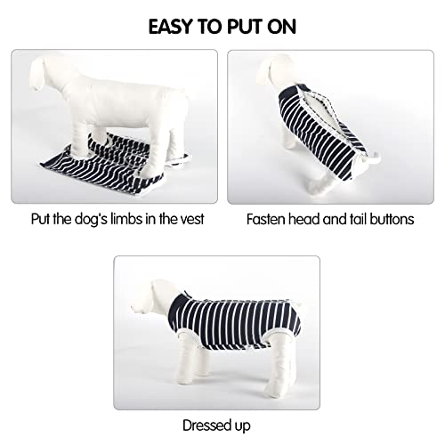 image for Dotoner Dog Recovery Suit Abdominal Wound Puppy Surgical Clothes Post-