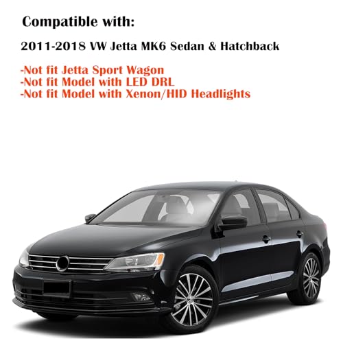 APSVE 2011–2018 VW Jetta MK6 Headlights | OEM Halogen Replacement - Image 3