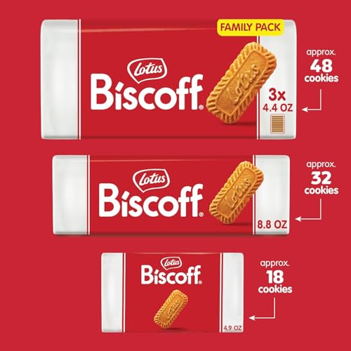 Lotus Biscoff Caramelized Biscuit Cookies - Vegan & Non-GMO - 8.8 oz (Pack of 10)