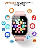 Smart Watch for Men Women- Answer/Make Call, 2024 IP68 Waterproof Fitness Tracker Watch with Sleep Step Counter Activity Smartwatch for Samsung Andriod iPhone iOS (Classic, Pink, 1.83) - Image 7