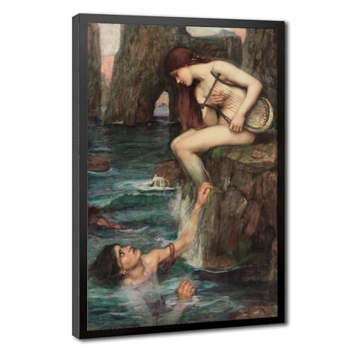 The Siren de John William Waterhouse décoration murale pour bureau cosy