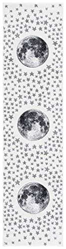 Safavieh Carousel Kids Collection Runner Rug - 2'3" X 6', Ivory & Grey, Non-Shedding & Easy Care, Ideal For High Traffic Areas For Boys & Girls In Playroom, Nursery, Bedroom (Crk135A) #TOP1