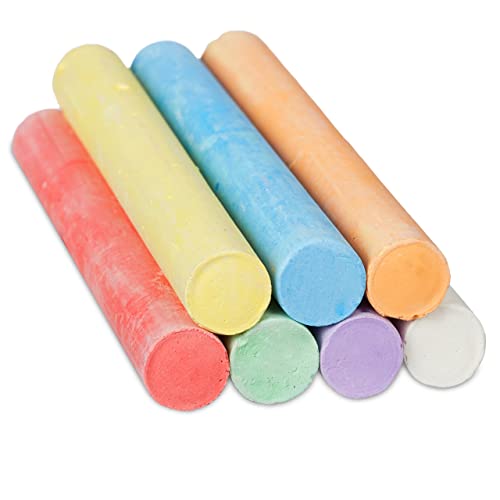 Relaxdays Set da 288 Gessetti Colorati, Lavagna e