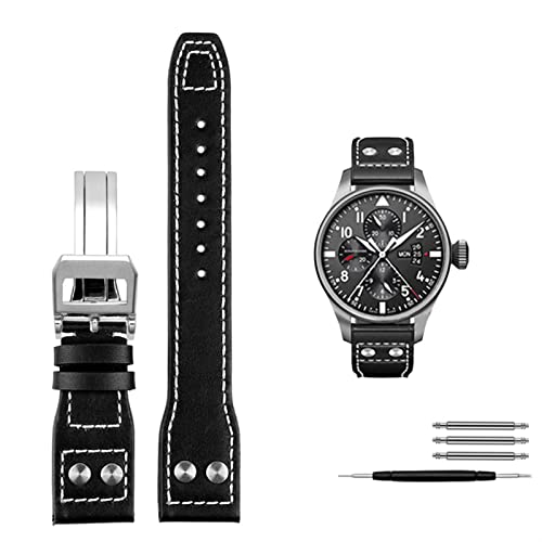 Bande de montre cuir IWC Big Pilot Spitfire accessoire chic de voyage