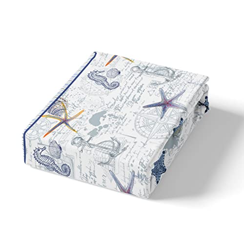 Parure de lit océan marin avec housse de couette voilier enfant - 6
