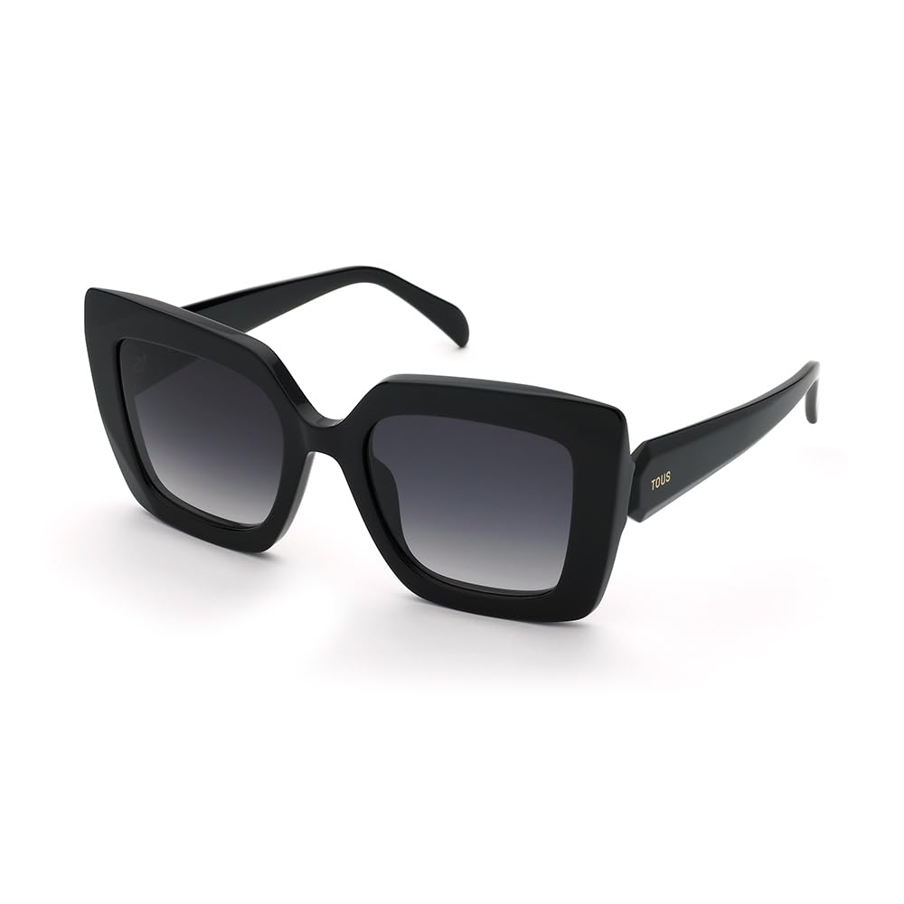 Tous Damen Schwarz (Shiny Black) Stoc44 Sonnenbrille, 53/21/140