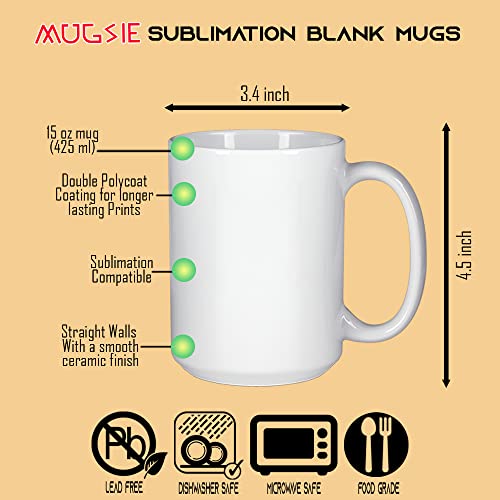 Twisted Envy 15Oz Sublimation Mugs With Gift Mug Box. Mugs - Cardboard Box With Foam Supports Case Of 12 #TOP1