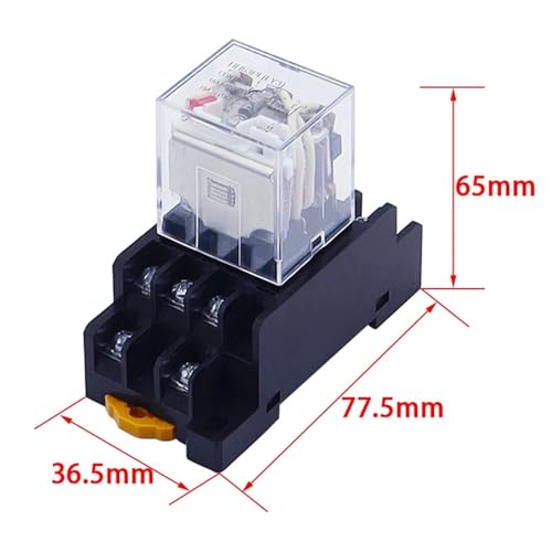 Relais intermédiaire LY3NJ AC48V avec base PTF11A pour circuits de commande - 5