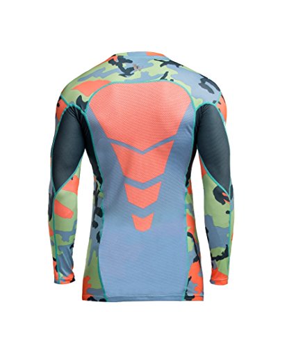 Fringoo Compression Base Layer Mens Training Top Workout T-Shirt Long Sleeve Gym Shirt Thermal Underwear S M L XL - Image 4