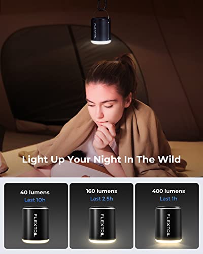 Flextailgear Portable Air Pump With Camping Lantern Tiny Pump 2X 4Kpa Air Pump For Inflatables Rechargeable Air Mattress Pump With Magnetic Design For Sleeping Pads, Pool Floats, Swimming Rings(Og) #TOP4