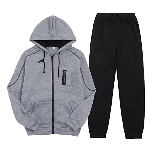 Combinaison de jogging taille élastique ensemble deux pièces homme M