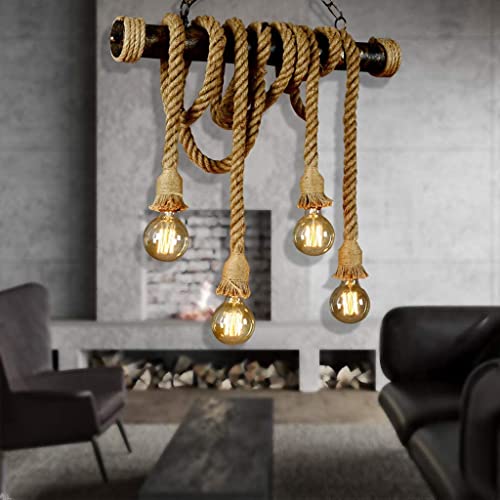 E27 retro pendant lampe industriel pour éclairage intérieur de maison