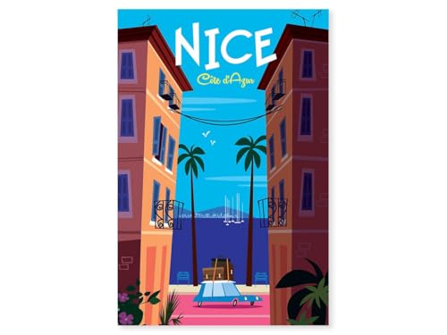 Hexoa Tableau Cote d'azur Nice Alu - Made in France