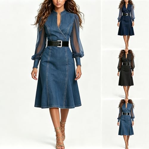 Robe en jean décontractée pour vos sorties et soirées d'été - 2