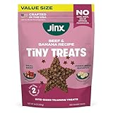 Jinx Beef Dog Training Treats - Healthy All-Natural Mini Bite-Sized Dog Treats for Training with Grass-Fed Beef - Pet Products for All Dogs (Puppies, Adults & Seniors) - 16oz