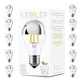 LEDbyLED Bombilla Gota Espejo 6W Equivalente a 60W, Pack de 10 unidades