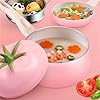 Cute Tomato Shape Nonstick Frying Pan Saucepan Aluminum Induction Cookware(Red) #2