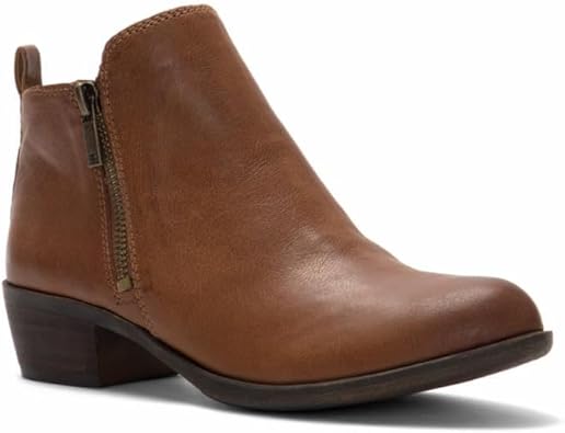 Lucky Brand Womens Basel Ankle Bootie: Stylish & Comfortable | Shop Now