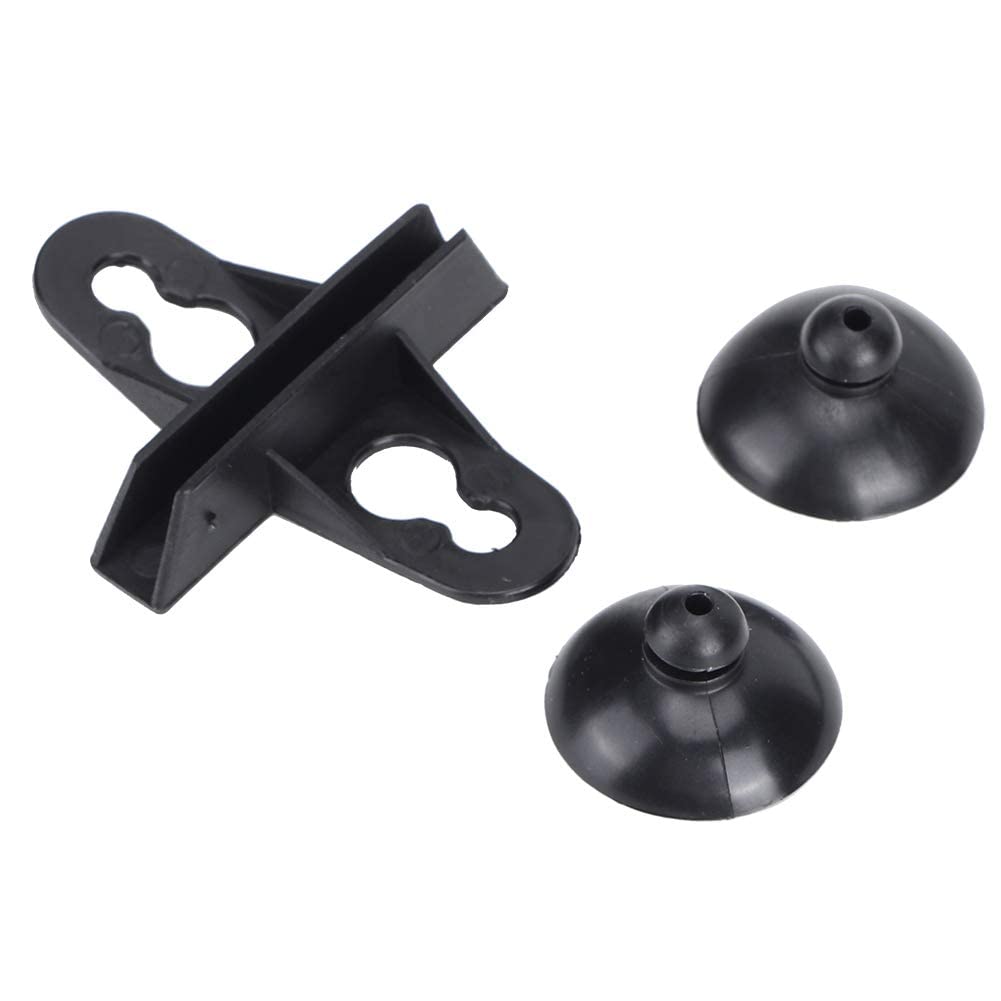 Bandeja Separadora para Acuario, Clip De Separación De Acuario con Ventosa De 40 Piezas, para Acuario(Black)