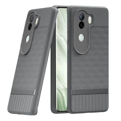 Image of Shockproof Case for Vivo V40e 5G / iQOO Z9s 5G | Full Camera Protection | TPU Flexible Back Cover for Vivo V40e 5G / iQOO Z9s 5G (Graphite Grey)