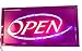 Open Sign, Fitnate LED Business Open Sign Advertisement Board Electric Display Sign, Two Modes Flashing & Steady Light for Business, Walls, Window, Shop, Bar, Hotel
