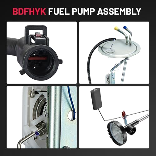 Image of BDFHYK Eletric Fuel Pump Assembly FL0270 Compatible with Ford F-250 F-350 Super Duty 2003-2007 V8 6.0L, Replaces PS178, FG201A, 5C3Z9275BA