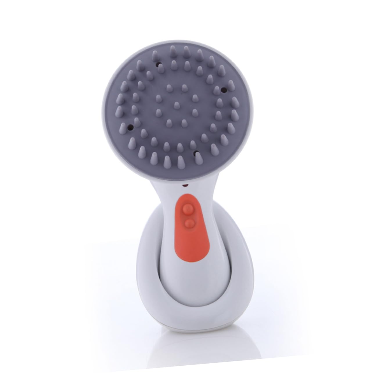 FRCOLOR Peine de Masaje Recargable Eléctrico de Mano para Cabelludo Vibración para Aliviar Estrés de Cabeza